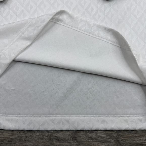 Levis SilverTab Shirt Mens Large White Jacquard All Over 90s Skater Y2K Vintage - Picture 7 of 14